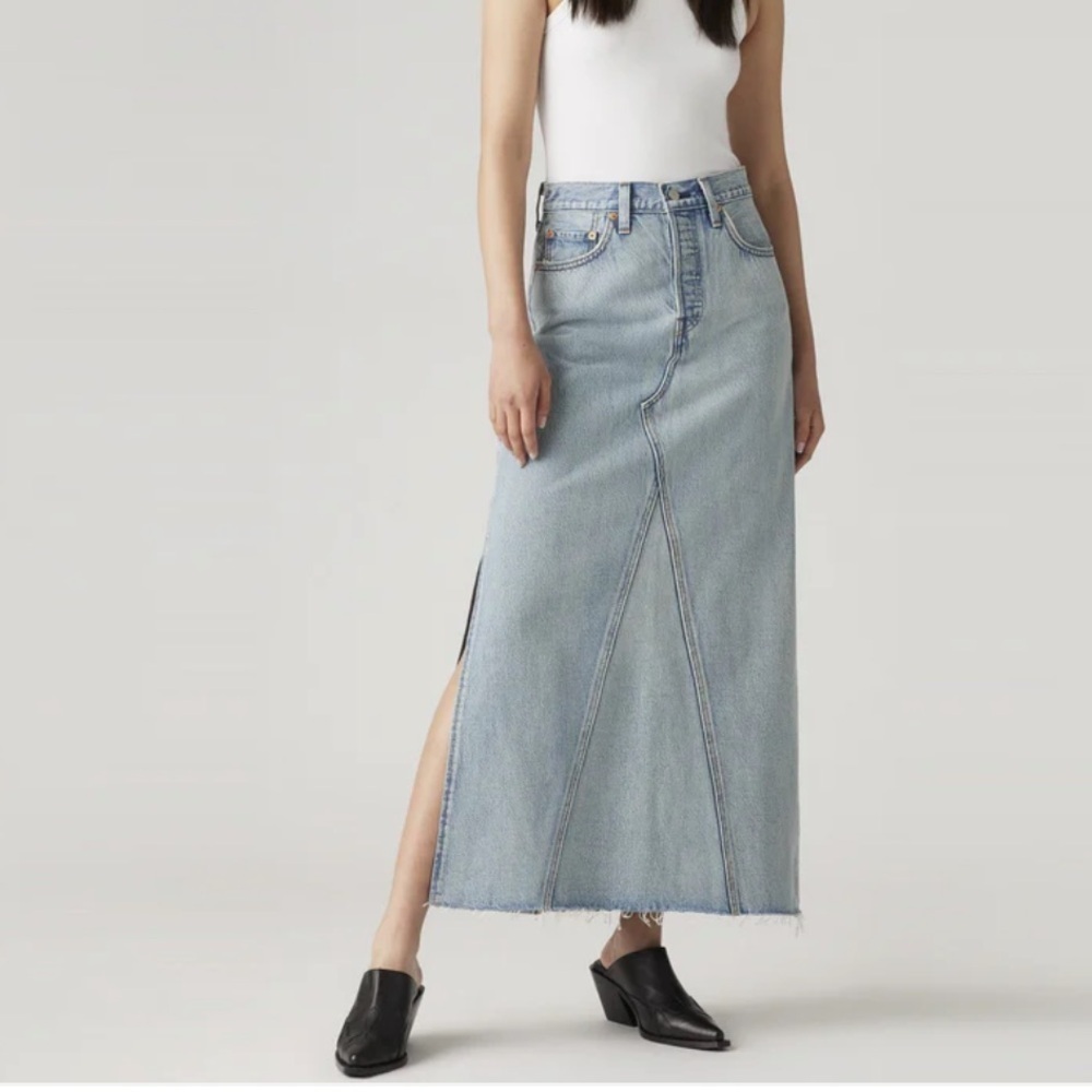 Levi’s Icon Long Denim Skirt